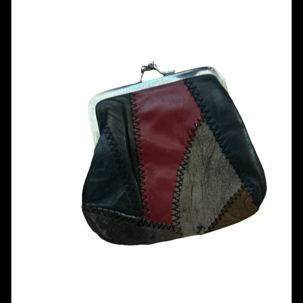 Patchwork Leather Clutch - image 1